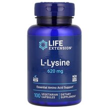 L-Lysine 620 mg L-Лизин 620 мг Life Extension 100 капсул