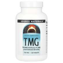 TMG 750 mg Триметилглицин Source Naturals 120 таблеток TMG 750 mg Триметилглицин Source Naturals 120 таблеток