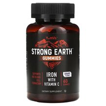 Strong Earth Gummies Iron with Vitamin C Grape Витамин C