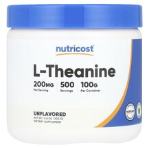 L-Теанін L-Theanine Unflavored Nutricost 100 г