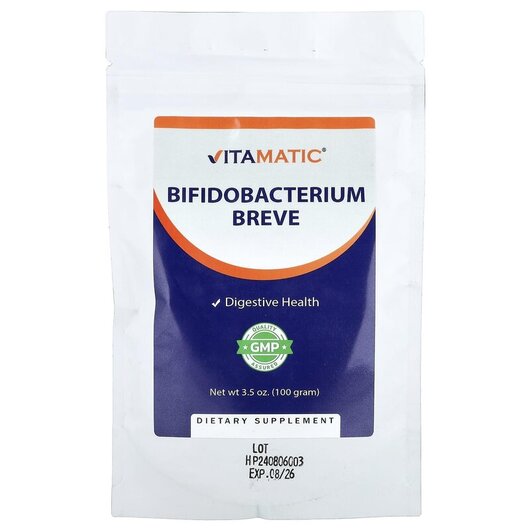 Основное фото товара Vitamatic, Бифидобактерии, Bifidobacterium Breve, 100 г