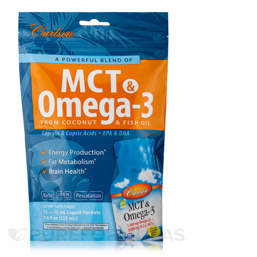 Основне фото товару MCT & Omega-3 Packets Lemon-Lime Flavor 1 Pouch of Основне фото товару MCT & Omega-3 Packets Lemon-Lime Flavor 1 Pouch of, MCT Олія,