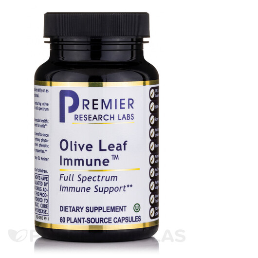 Основне фото товару Olive Leaf Immune, Підтримка імунітету, 60 капсул
