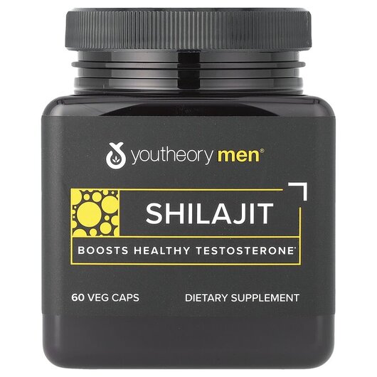 Основное фото товара Youtheory, Высокогорное мумие, Men Shilajit, 60 капсул