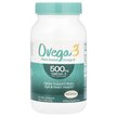 Фото товару Ovega-3, Plant-Based Omega-3 500 mg, Веганська Омега-3, 60 капсул