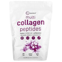 Multi Collagen Peptides Type I II III V X Unflavored Micro
