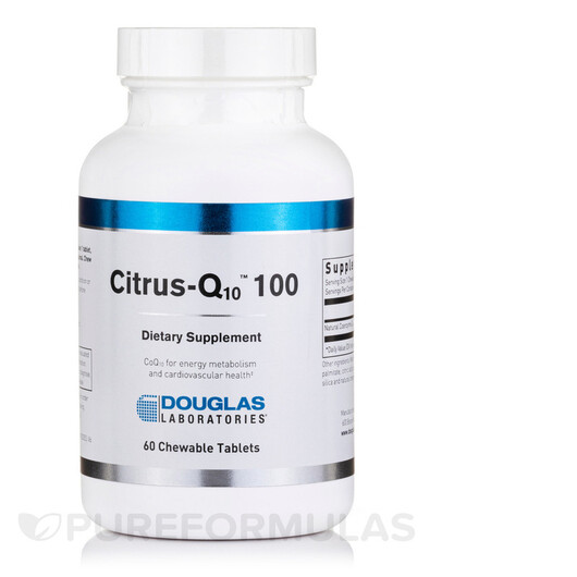 Основное фото товара Коэнзим CoQ10, Citrus-Q10 100 Citrus Flavor, 60 таблеток