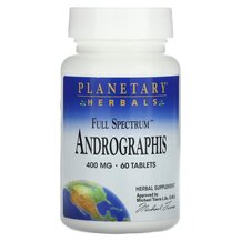 Full Spectrum Andrographis 400 mg Андрографис Planetary