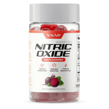 Nitric Oxide Beet Gummies Sugar Free Peach Flavor Красная