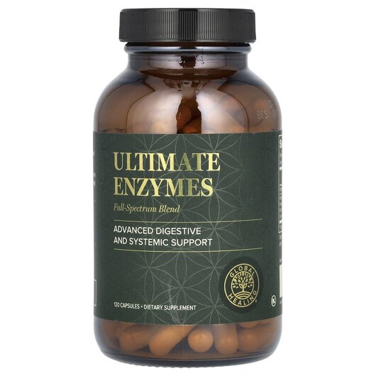 Основное фото товара Global Healing, Ферменты, Ultimate Enzymes, 120 капсул