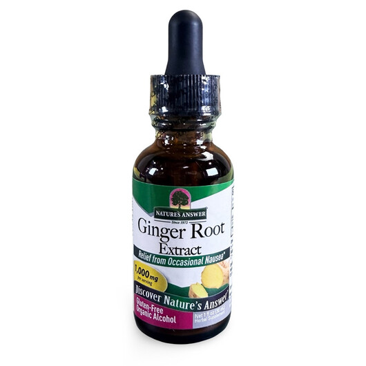 Основное фото товара Ginger Root Extract Основное фото товара Nature's Answer, Корень Имбиря, Ginger Root Extract, 30 мл