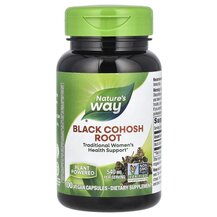 Чорний кохош 540 мг Black Cohosh Root Nature's Way Чорний кохош 540 мг Black Cohosh Root Nature's Way