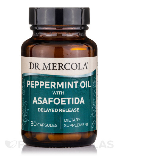 Основне фото товару Dr. Mercola, Peppermint with Asafoetida, М'ята Перцева, 30 к