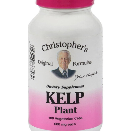 Основне фото товару Kelp Plant Основне фото товару Christopher's Original Formulas, Kelp Plant, Ламінария, 100