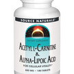 Фото товара Ацетилкарнитин, Acetyl L-Carnitine & Alpha Lipoic Acid, 180 т