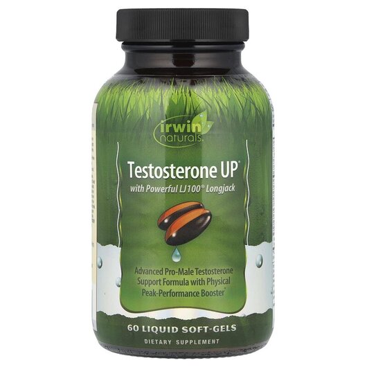 Основное фото товара Testosterone UP Основное фото товара Irwin Naturals, Тестостероновые бустеры, Testosterone UP, 60 капс