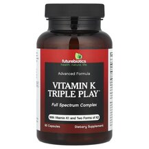 Vitamin K Triple Play Витамин К 550 мкг Future Biotics Vitamin K Triple Play Витамин К 550 мкг Future Biotics