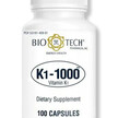 Фото товара K1-1000 Vitamin K1 Фото товара Bio-Tech Pharmacal, Витамин K1, K1-1000 Vitamin K1, 100 капсул