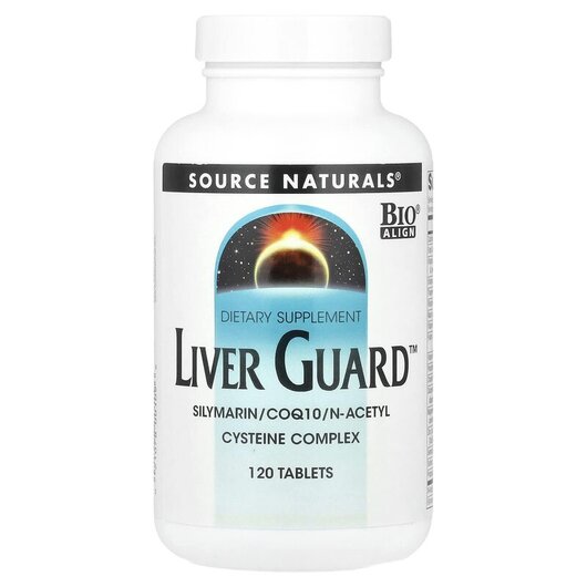 Основное фото товара Liver Guard Основное фото товара Поддержка печени Liver Guard, Liver Guard 120, 120 таблеток