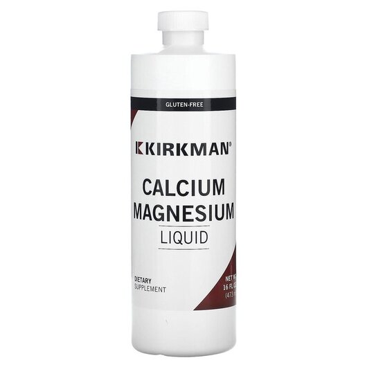 Основное фото товара Calcium Magnesium Liquid Основное фото товара Kirkman, Кальций Магний, Calcium Magnesium Liquid, 473 мл