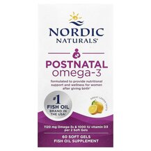 Вітаміни для годуючих Postnatal Omega-3 Nordic Naturals