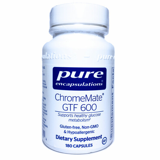 Основное фото товара Хром Пиколинат 600 мкг, ChromeMate GTF 600, 180 капсул