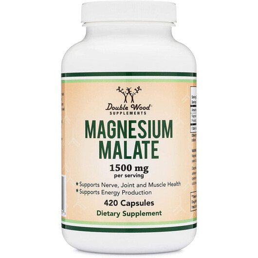 Основне фото товару Magnesium Malate 1500 mg, Магній Малат, 420 капсул