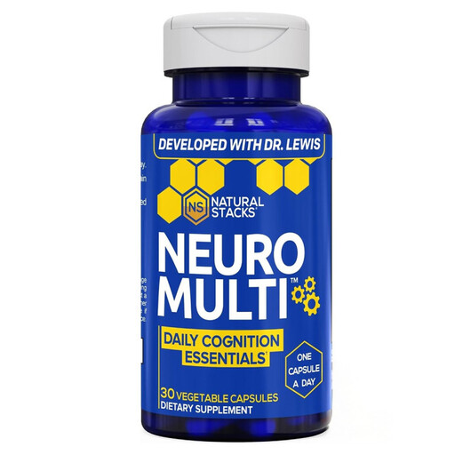 Основне фото товару Neuro Multi Основне фото товару Natural Stacks, Neuro Multi, Мультивітаміни, 30 капсул