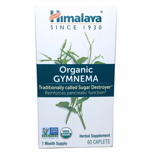 Основное фото товара Himalaya, Джимнема Сильвестра, Organic Gymnema, 60 капсул