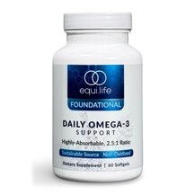 Daily Omega-3 Support Омега 3 EquiLife 60 капсул