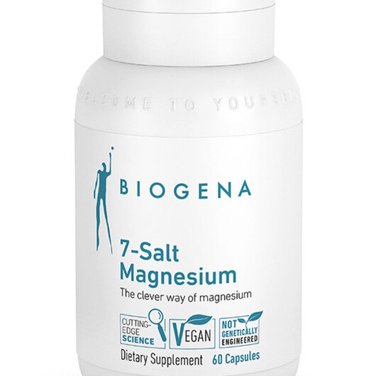 Основное фото товара 7-Salt Magnesium Основное фото товара Biogena, Магний, 7-Salt Magnesium, 60 капсул