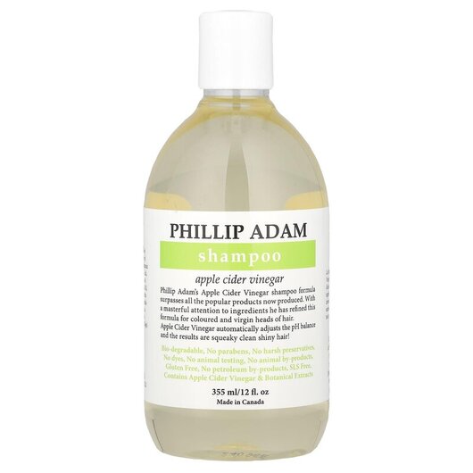 Основне фото товару Phillip Adam, Shampoo Apple Cider Vinegar, Шампунь, 355 мл