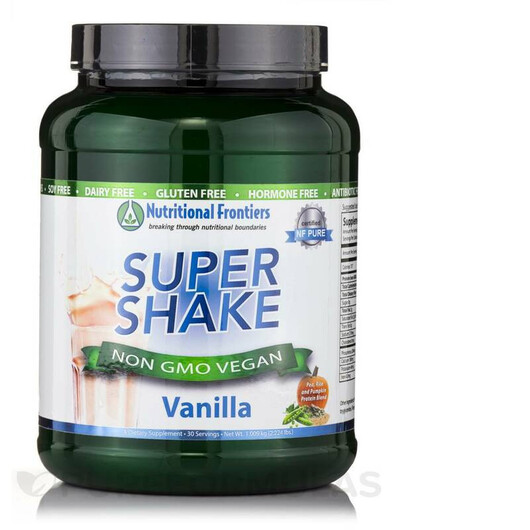 Основне фото товару Super Shake Vanilla Vegan Powder Основне фото товару Super Shake Vanilla Vegan Powder, Замінник їжі, 1 кг