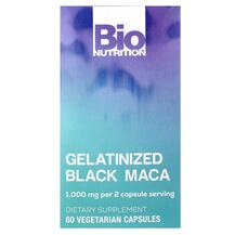 Мака Gelatinized Black Maca Bio Nutrition 60 капсул