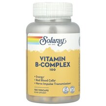 Vitamin B-Complex 100 B-комплекс 100 мг Solaray 100 капсул