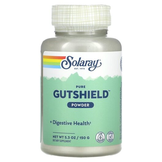 Основное фото товара Solaray, Поддержка кишечника, Pure GutShield Powder, 150 г