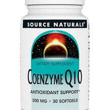 Co-Q10 Коэнзим CoQ10 Source Naturals 30 капсул