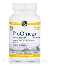 ProOmega 1000 mg Lemon Омега 3 Nordic Naturals 60 капсул