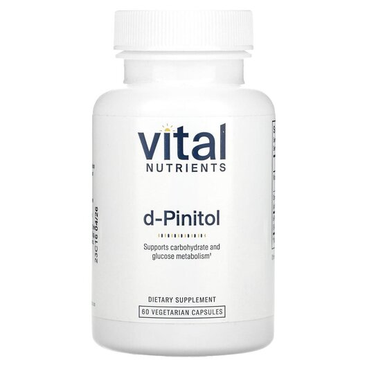 Основное фото товара d-Pinitol Основное фото товара Vital Nutrients, Витамин B8 Инозитол, d-Pinitol, 60 капсул