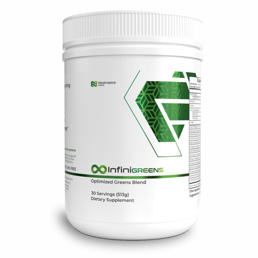Основне фото товару InfiniGreens | Optimized Greens Blend Основне фото товару InfiniGreens | Optimized Greens Blend, Підтримка мозку, 30 Servin