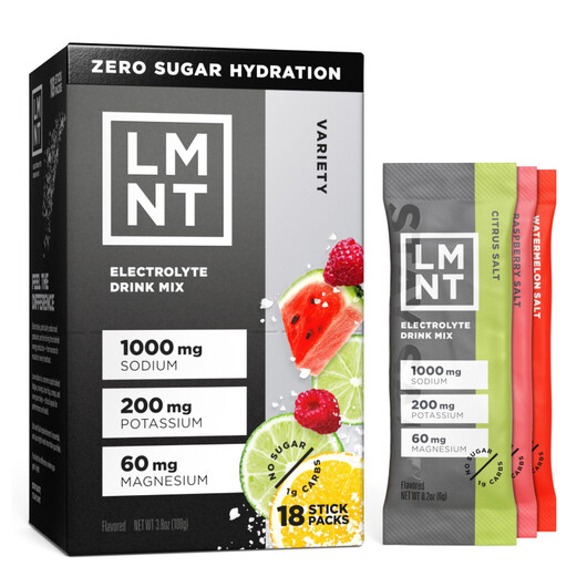 Основное фото товара LMNT, Электролиты, LMNT Zero Sugar Electrolytes Variety Pack, 18 