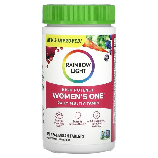 Основне фото товару Women's One Multivitamin, Мультивітаміни для жінок, 150 табл