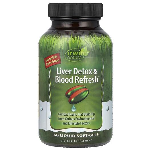 Основне фото товару Liver Detox & Blood Refresh Основне фото товару Liver Detox & Blood Refresh, Очищення печінки, 60 капсул