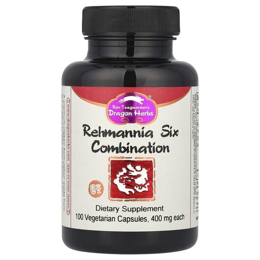 Основне фото товару Rehmannia Six Combination 500 mg Основне фото товару Rehmannia Six Combination, Інь у літніх чоловіків і жінок, 100 ка