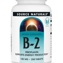 B-2 Витамин B2 Рибофлавин Source Naturals 250 таблеток