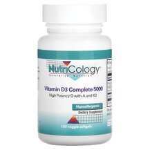 Vitamin D3 Complete 5000 Витамин D Nutricology 120 капсул