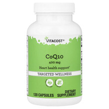 CoQ10 400 mg Коэнзим CoQ10 Vitacost 120 капсул