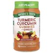 Фото товару Turmeric Curcumin + Ginger Natural Peach Фото товару Turmeric Curcumin + Ginger, Куркумін + Імбир, 70 конфет