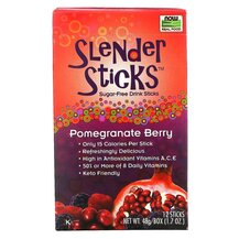 Real Food Slender Sticks Pomegranate Berry 12 Sticks NOW