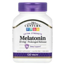Мелатонін 10 мг Melatonin Prolonged Release 10 mg 21st Мелатонін 10 мг Melatonin Prolonged Release 10 mg 21st